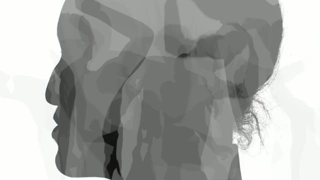 Overlaid images of silhoutted dancers in front of a plain white backdrop